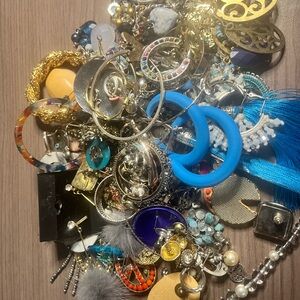 Old vintage earring lot